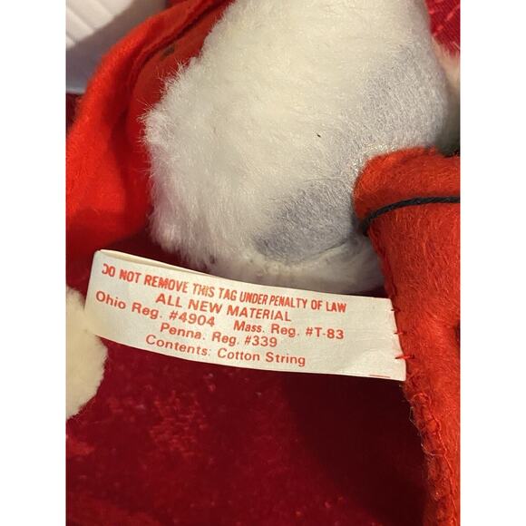 Vintage Annalee Christmas Doll Lot Mr & Mrs Claus & Mouse -‎ 1963/1965  Poseable - Picture 9 of 13